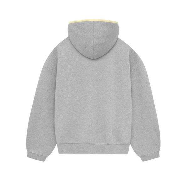 (XXS) NWT Fear‎ of God Essentials Hoodie 'Light Heather Grey' - Picture 5 of 8